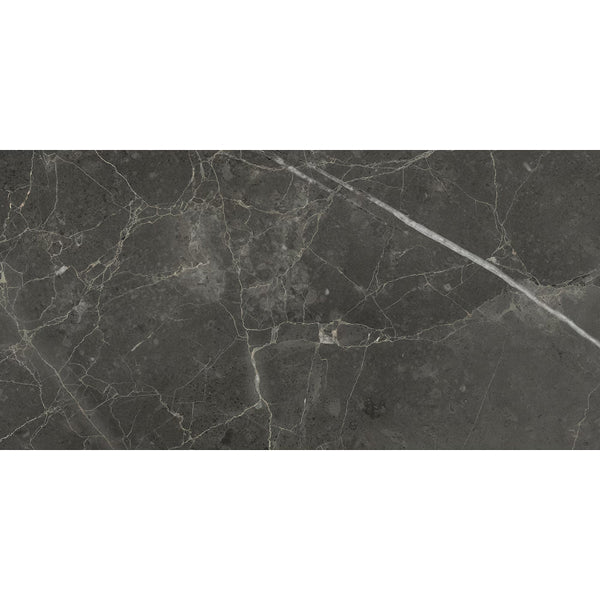 Anatolia Lumino Carbon Porcelain Tile 12 inch x 24 inch 15.5 sq. ft./case Matte Pressed Glazed Stone Look Finish