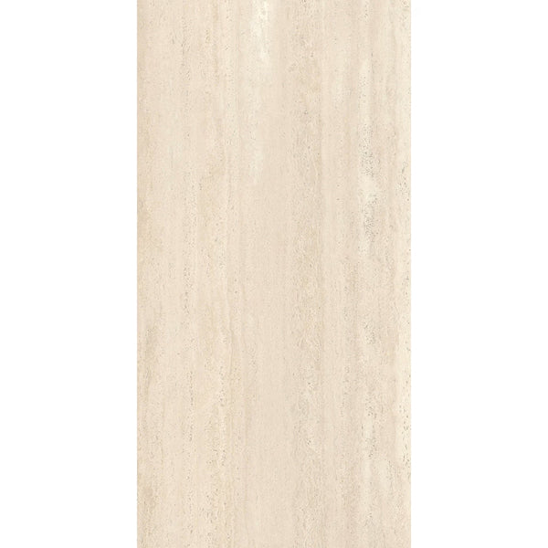 Grizzly Surfaces Vein-Cut Travertine Beige 12-inch x 24-inch Porcelain Floor and Wall Tile