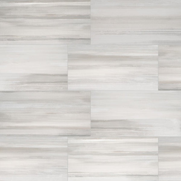 MSI Stone ULC Water Color Grigio Porcelain Tile 8.89 mm Thick 12 inch x 24 inch 12 sq. ft./Case Matte Stone Look Floor and Wall Tile