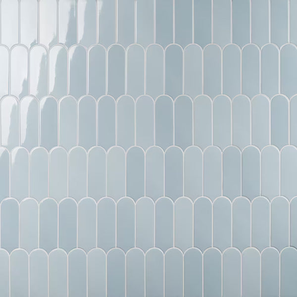 Ivy Hill Tile Aerial Blue 2.83 inch x 7.67 inch Polished Ceramic Wall Tile – 5.15 Sq. Ft. Coverage per Case