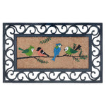 Charger l&#39;image dans la visionneuse de galerie, IH Casa Decor Casa Modern 18-Inch x 30-Inch Rubber &amp; Coir Mat Birds On Branch
