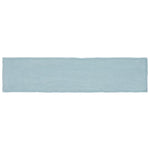 Load image into Gallery viewer, Merola Tile Castillo Sky Ceramic Wall Tile 3 inch x 12 inch – 5.72 sq. ft. per Case (Aqua Blue Glossy Subway Tile, 22 Pieces)