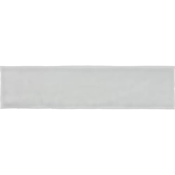 Anatolia Teramoda Silver 3 inch x 12 inch Glossy Pressed Glazed Ceramic Wall Tile – 10.66 Sq. Ft. Coverage per Case