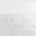 Charger l'image dans la visionneuse de galerie, Merola Tile Klinker Retro Blanco Aubrieta 12.75 inch x 12.75 inch Ceramic Floor and Wall Tile 6.96 sq. ft./case – Satin Textured Finish