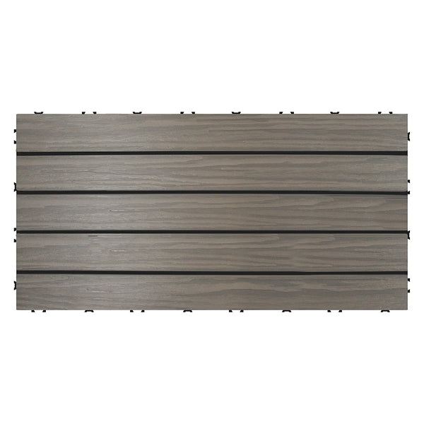 Aura 12" x 24" Deck and Balcony Tile (10 sq. ft./case) Sandstone