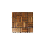 Load image into Gallery viewer, HDG 11.75 in. x 11.75 in. Acacia Wood Deck Tile for Indoor &amp; Outdoor – 9 Tiles/Box (8.73 sq. ft./Box)
