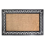 Load image into Gallery viewer, IH Casa Decor 30-inch x 48-inch Rubber and Coir Brush Mat (Rect - Natural)
