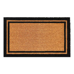 Load image into Gallery viewer, Home Decorators Collection Black Border 18-inch x 30-inch Coir Door Mat
