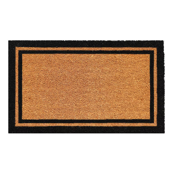 Home Decorators Collection Black Border 18-inch x 30-inch Coir Door Mat