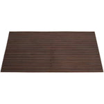 Load image into Gallery viewer, The FHE Group Slat Brown 1 ft. 6-inch x 2 ft. 6-inch Indoor/Outdoor Rectangular Door Mat
