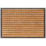 Load image into Gallery viewer, Multy Home 2 ft. x 3 ft. Rectangular Striped Coir Door Mat
