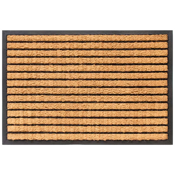 Multy Home 2 ft. x 3 ft. Rectangular Striped Coir Door Mat