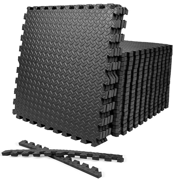 CAP Barbell 24-inch x 24-inch x 1/2-inch Multi-use Interlocking Puzzle Exercise Mat (24 pieces - 96 sq.ft)