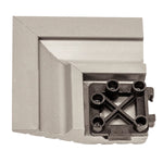 Load image into Gallery viewer, Creative Surfaces® 3&quot; x 3&quot; Composite Deck Tile Corner Trim – 4-Pack Star Grey
