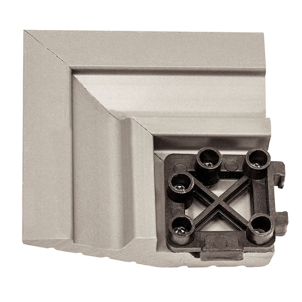 Creative Surfaces® 3" x 3" Composite Deck Tile Corner Trim – 4-Pack Star Grey