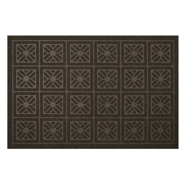 TrafficMaster Brown 2 ft. x 3 ft. Embossed Needlepunch Doormat