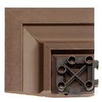 Load image into Gallery viewer, Creative Surfaces® 3&quot; x 3&quot; Composite Deck Tile Corner Trim – 4-Pack Cypress
