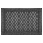 Charger l&#39;image dans la visionneuse de galerie, TrafficMaster Brighton Graphite 4 ft. x 6 ft. Embossed Polyester Floor Mat with TPR Back – Indoor &amp; Outdoor Entryway Mat
