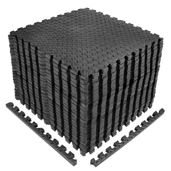 CAP Barbell 24-inch x 24-inch x 1/2-inch Multi-use Interlocking Puzzle Exercise Mat (24 pieces - 96 sq.ft) (Copy)