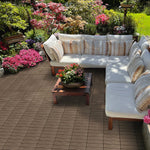 Load image into Gallery viewer, Creative Surfaces® 1&#39; x 1&#39; Composite Deck Tile (12-Pack) Cypress
