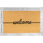 Load image into Gallery viewer, Viana Helix 3 ft x 5 ft Welcome Coir Door Mat
