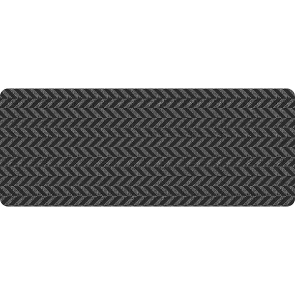 TrafficMaster Florida Two-Tone Charcoal/Black Needlepunch Runner Doormat – 2 x 5 ft, Non-Slip Indoor/Outdoor