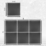 Charger l&#39;image dans la visionneuse de galerie, CAP Barbell 24-inch x 24-inch x 1/2-inch Multi-use Interlocking Puzzle Exercise Mat (6 pieces - 24 sq.ft)
