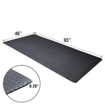 Charger l&#39;image dans la visionneuse de galerie, CAP Barbell 46-inch x 37-inch Foam Mat, Black Diamond Plate Texture, 7mm Thick
