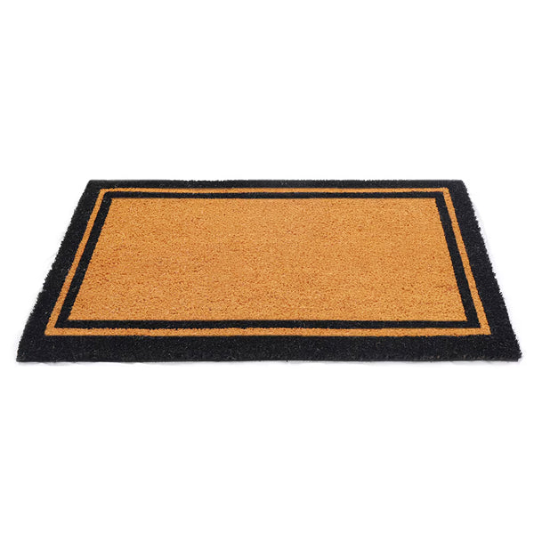 Home Decorators Collection Black Border 18-inch x 30-inch Coir Door Mat