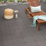 Load image into Gallery viewer, Easy Tile 12&quot; x 12&quot; Parquet Deck Tile (6-Pack) Shadow

