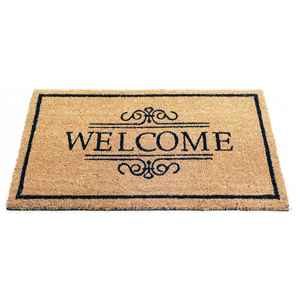 Home Decorators Collection Welcome 18-inch x 30-inch Coir Door Mat