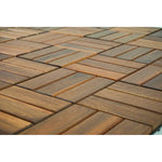 Load image into Gallery viewer, HDG 11.75 in. x 11.75 in. Acacia Wood Deck Tile for Indoor &amp; Outdoor – 9 Tiles/Box (8.73 sq. ft./Box)
