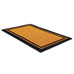 Load image into Gallery viewer, Home Decorators Collection Black Border 18-inch x 30-inch Coir Door Mat
