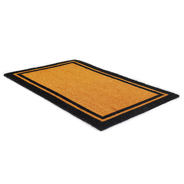 Home Decorators Collection Black Border 18-inch x 30-inch Coir Door Mat