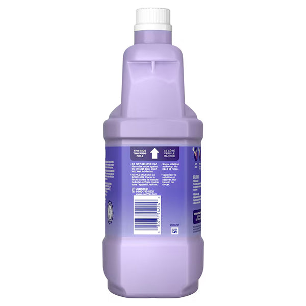 Swiffer WetJet 1.25 L Multi-Surface & Hardwood Floor Cleaner Solution Refill – Lavender Vanilla & Comfort, Safe & Fast-Drying