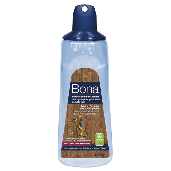 Bona 28.75 oz. Hardwood Floor Cleaner Cartridge – Ready-to-Use, Plant-Based, Safer Choice Certified
