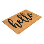 Load image into Gallery viewer, Home Decorators Collection Hello 18-inch x 30-inch Coir Door Mat
