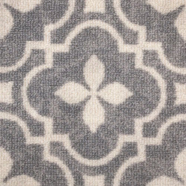 Multy Home Jinnah Grey Printed Decorative Mat – 3 x 4 ft, Non-Slip, Indoor