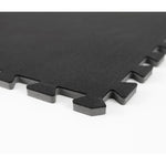 Charger l&#39;image dans la visionneuse de galerie, FloorPops 24-inch x 24-inch Black Obsidian Interlocking Rubber Tiles

