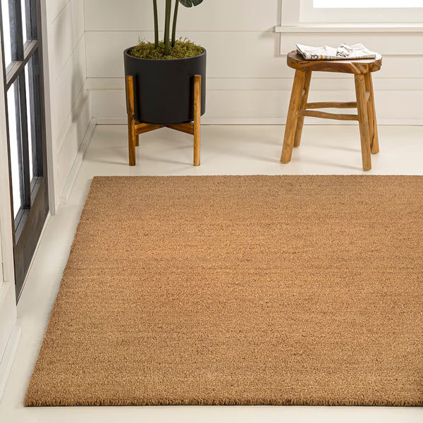 JONATHAN Y Peater Classic Casual Coir Door Mat – 3 x 4 ft., Non-Slip, Indoor