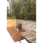 Load image into Gallery viewer, HDG 11.75 in. x 11.75 in. Acacia Wood Deck Tile for Indoor &amp; Outdoor – 9 Tiles/Box (8.73 sq. ft./Box)
