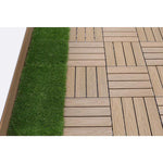 Load image into Gallery viewer, NewTechWood 1&#39; x 1&#39; Quick Deck Faux Zoysia Grass Deck Tile – 10 sq.ft/Box
