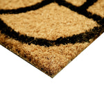Load image into Gallery viewer, MSI Stone ULC Black Geometric Coir Door Mat – 22 x 36 in., Non-Slip, Indoor/Outdoor
