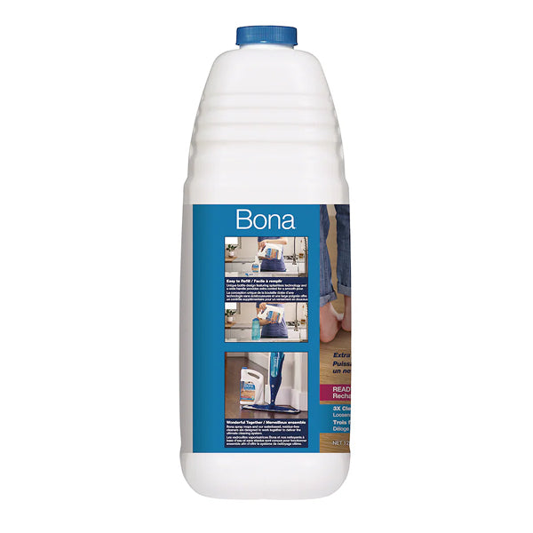 Bona PowerPlus 3.78 L Hardwood Floor Deep Cleaner Refill – Ready-to-Use, Oxygenated, Eco-Friendly