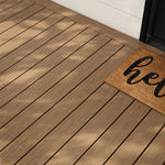 Load image into Gallery viewer, Home Decorators Collection Hello 18-inch x 30-inch Coir Door Mat
