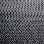Charger l&#39;image dans la visionneuse de galerie, CAP Barbell 46-inch x 37-inch Foam Mat, Black Diamond Plate Texture, 7mm Thick
