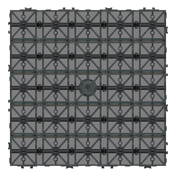 Aura 12" x 12" Deck and Balcony Tile (6 sq. ft./case) Driftwood