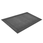 Charger l&#39;image dans la visionneuse de galerie, TrafficMaster Brighton Graphite 4 ft. x 6 ft. Embossed Polyester Floor Mat with TPR Back – Indoor &amp; Outdoor Entryway Mat
