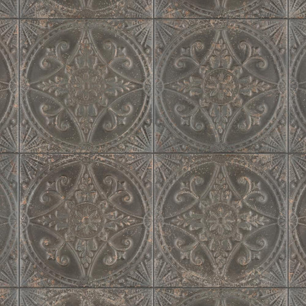 Merola Tile Saja Nero Ceramic Floor and Wall Tile 0.39 inch Thick 13 inch Wide 12.0 sq. ft. per Case – Glazed Textured Vintage Finish
