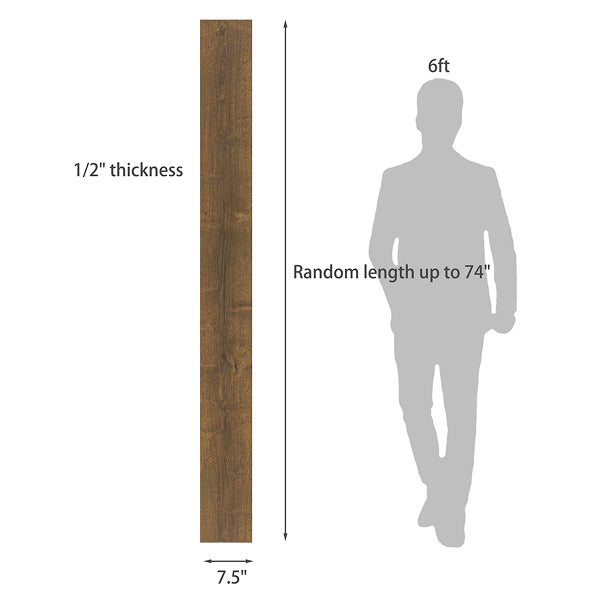 Natural Landscape Wonders 0.5 in Thick x 7.5 in Wide Engineered Hardwood Flooring – 31.09 sq. ft./case